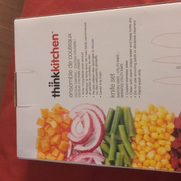 Think Kitchen knife set NWT 3pc set - Picture 6 of 12